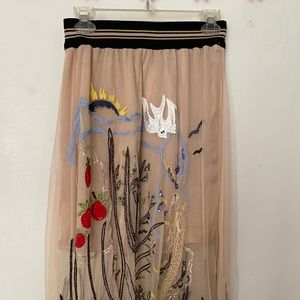Zara Midi Sequin Skirt